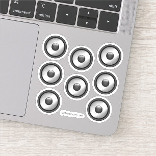 Cooles Lautsprecher-Design Aufkleber