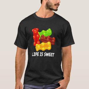 Cooles Leben ist süß für Gummy Bären Männer Frauen T-Shirt