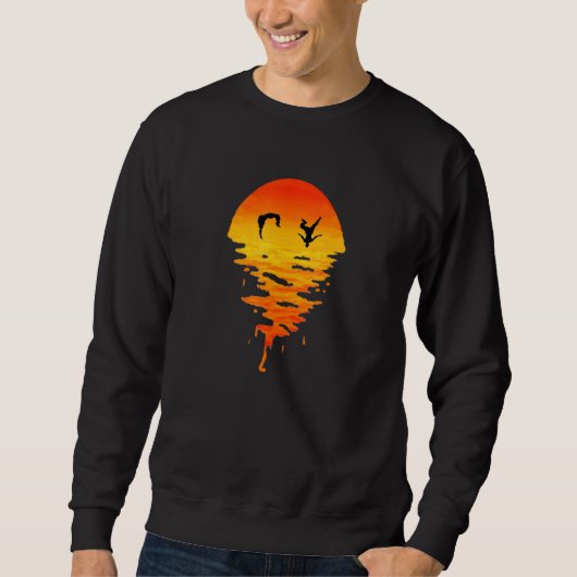Cooles, lebendiges Frühstück in der Sonne und Sonn Sweatshirt (Vorderseite)