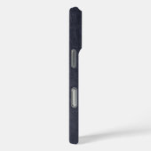 Cooles Leder Metallstreifen Fette Monogramm Case-Mate iPhone Hülle (Rückseite / Rechts)