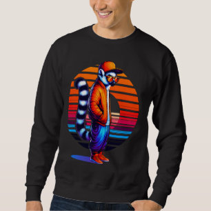 Cooles Lemur Modernes Urbanes Restaurant Sweatshirt