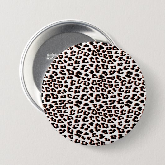 Cooles Leopard-Muster Button (Vorne & Hinten)