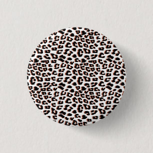 Cooles Leopard-Muster Button