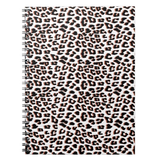 Cooles Leopard-Muster Notizblock (Vorderseite)