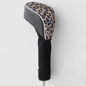 Cooles Leopardenmuster Golf Headcover (angewinkelt)