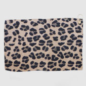 Cooles Leopardenmuster Golfhandtuch (Horizontal)