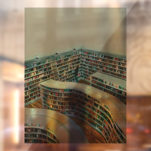 Cooles Lesegerät Fensteraufkleber (Blatt 2)