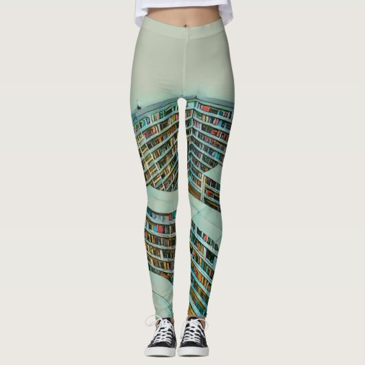 Cooles Lesegerät Leggings (Vorderseite)