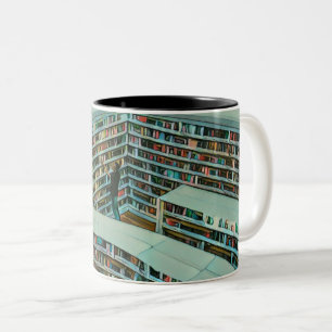 Cooles Lesegerät Zweifarbige Tasse