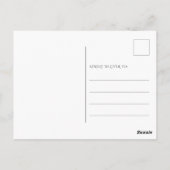 Cooles Lila Diskothek Ball Party Postkarte (Rückseite)