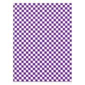 cooles lila Karo Tischdecke (Vorderseite)