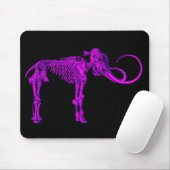 Cooles lila Mammutskelett Mousepad (Mit Mouse)