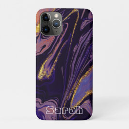 Cooles Lila Marble Case-Mate iPhone Case