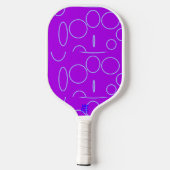 Cooles Lila Pickleball Paddel Pickleball Schläger (Rückseite)