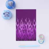 Cooles Lila Racing Flames Design Flyer (Einzeln)