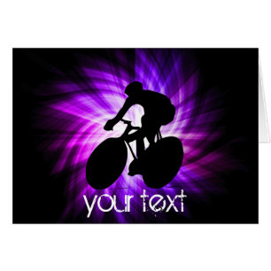 Cooles Lila Radfahren