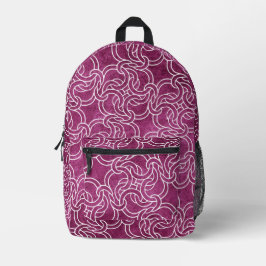 Cooles Lila rosa keltisches Knoten Modernes Mit Mo Bedruckter Rucksack