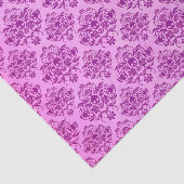 Cooles lila Schädel-Damast-Tapeten-Muster Seidenpapier (Ausschnitt)