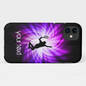 Cooles Lila Tennis Case-Mate iPhone Hülle (Rückseite (Horizontal))