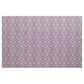 Cooles lila und cremefarbenes Ikat-Stammmuster Stoff (Yard (91,4 cm))