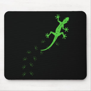 Cooles Lizard Design Männerweibchen Gecko Haustier Mousepad