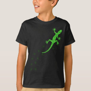 Cooles Lizard Design Männerweibchen Gecko Haustier T-Shirt