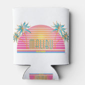 Cooles Logo von Malibu-CA-Sun Palm Trees Dosenkühler (Rückseite)