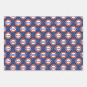 cooles Londoner Mustersystem Party Geschenkpapier Set (Vorderseite 2)