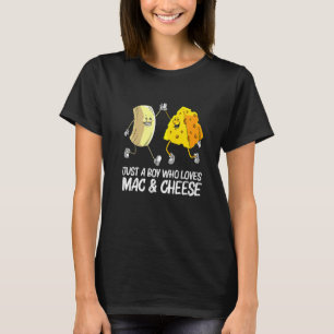 Cooles Mac & Käse für Jungen Kinder Käse gebacken T-Shirt