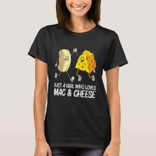 Cooles Mac & Käse für Mädchen Kinder Käse gebacken T-Shirt