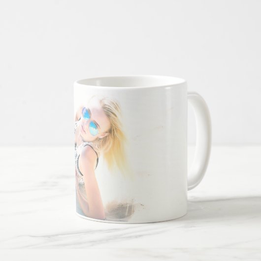 Cooles Mädchen 2 Kaffeetasse (VorderseiteRechts)
