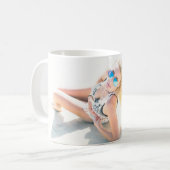 Cooles Mädchen 2 Kaffeetasse (Vorderseite Links)