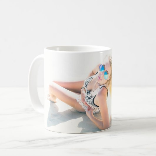 Cooles Mädchen 2 Kaffeetasse (Vorderseite Links)