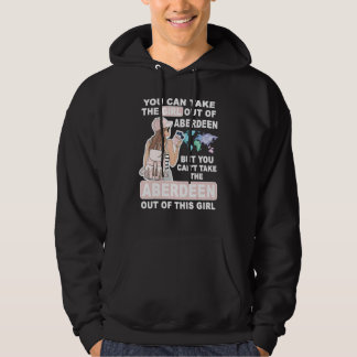 Cooles Mädchen aus Aberdeen City  Stolzes Aberdeen Hoodie
