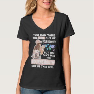 Cooles Mädchen aus Bournemouth Stadt Stolz Bournem T-Shirt