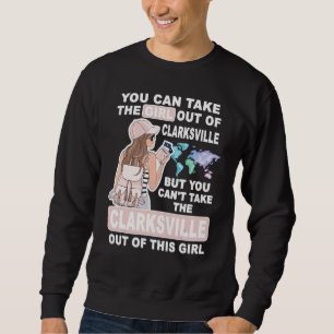Cooles Mädchen aus Clarksville City Stolz Clarks Sweatshirt