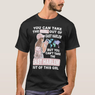 Cooles Mädchen aus East Harlem Manhattan Proud Eas T-Shirt