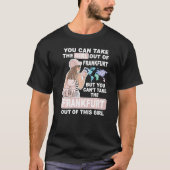 Cooles Mädchen aus Frankfurt City Proud Frankfurt  T-Shirt (Vorderseite)