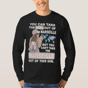 Cooles Mädchen aus Marseille City Proud Marseille  T-Shirt