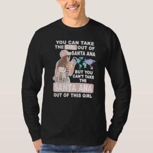 Cooles Mädchen aus Santa Ana City Stolz Santa Ana  T-Shirt