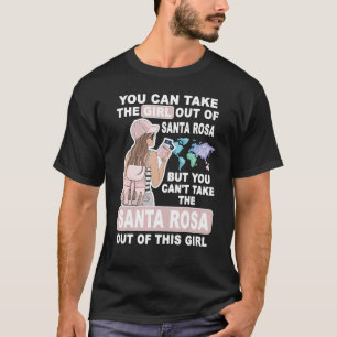 Cooles Mädchen aus Santa Rosa City - Proud Santa R T-Shirt