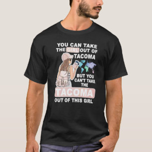 Cooles Mädchen aus Tacoma City Stolz auf Tacoma Mä T-Shirt
