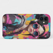 cooles Mädchen Case-Mate iPhone Hülle (Rückseite (Horizontal))