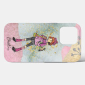 Cooles Mädchen mit Rothaargoldenname Case-Mate iPhone Hülle (Rückseite (Horizontal))