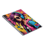 cooles Mädchen Notizblock (Rechte Seite)