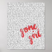 Cooles Mädchen Poster (Vorne)