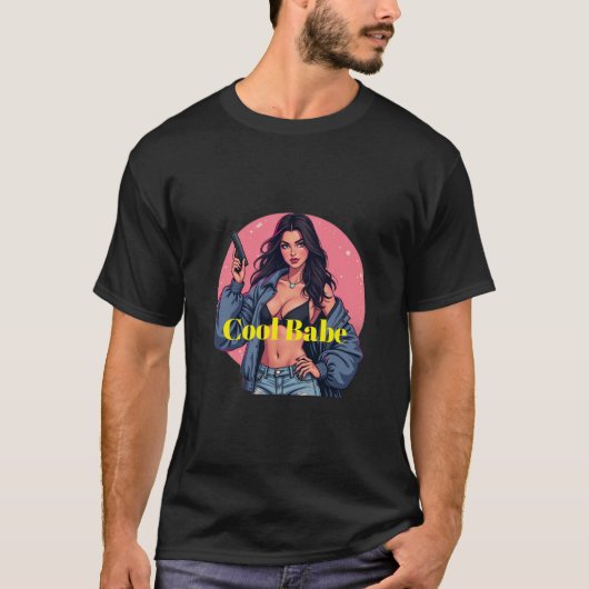 Cooles Mädchen T-Shirt (Vorderseite)
