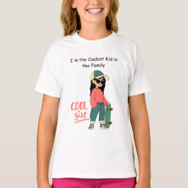 Cooles Mädchen T-Shirt