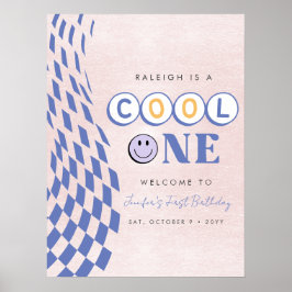 Cooles Mädchen zum ersten Geburtstag Poster