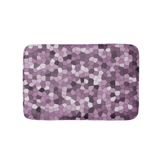 COOLES Magenta Lila rosa Muster Badematte (Vorderseite)